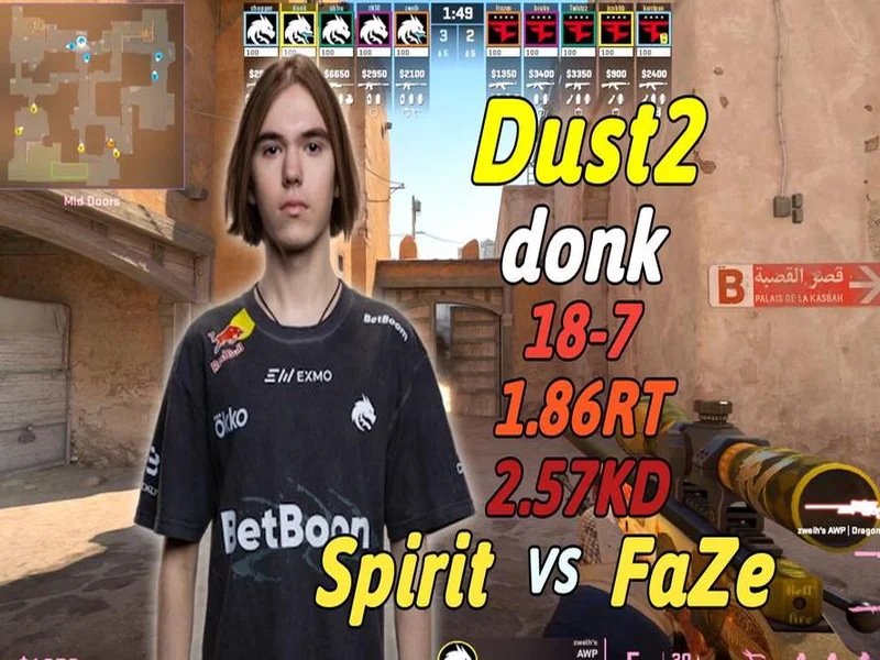 布达佩斯Major第三阶段:两个魔王!Spirit 13-5 FaZe